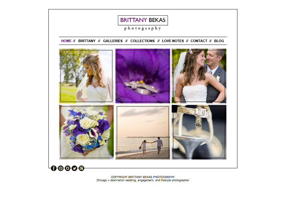 Brittany Bekas Photography Website | Chicago + Destination Wedding and Lifestyle Photographer