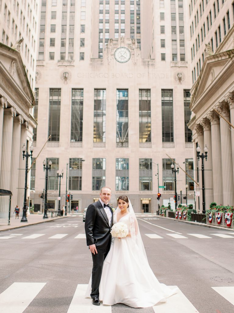 Where to take wedding or engagement photos at in Chicago in the winter