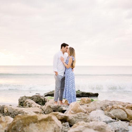 Seagate Beach Naples Engagement Session - Light and Airy Engagement Photographer // Courtney + Clarke