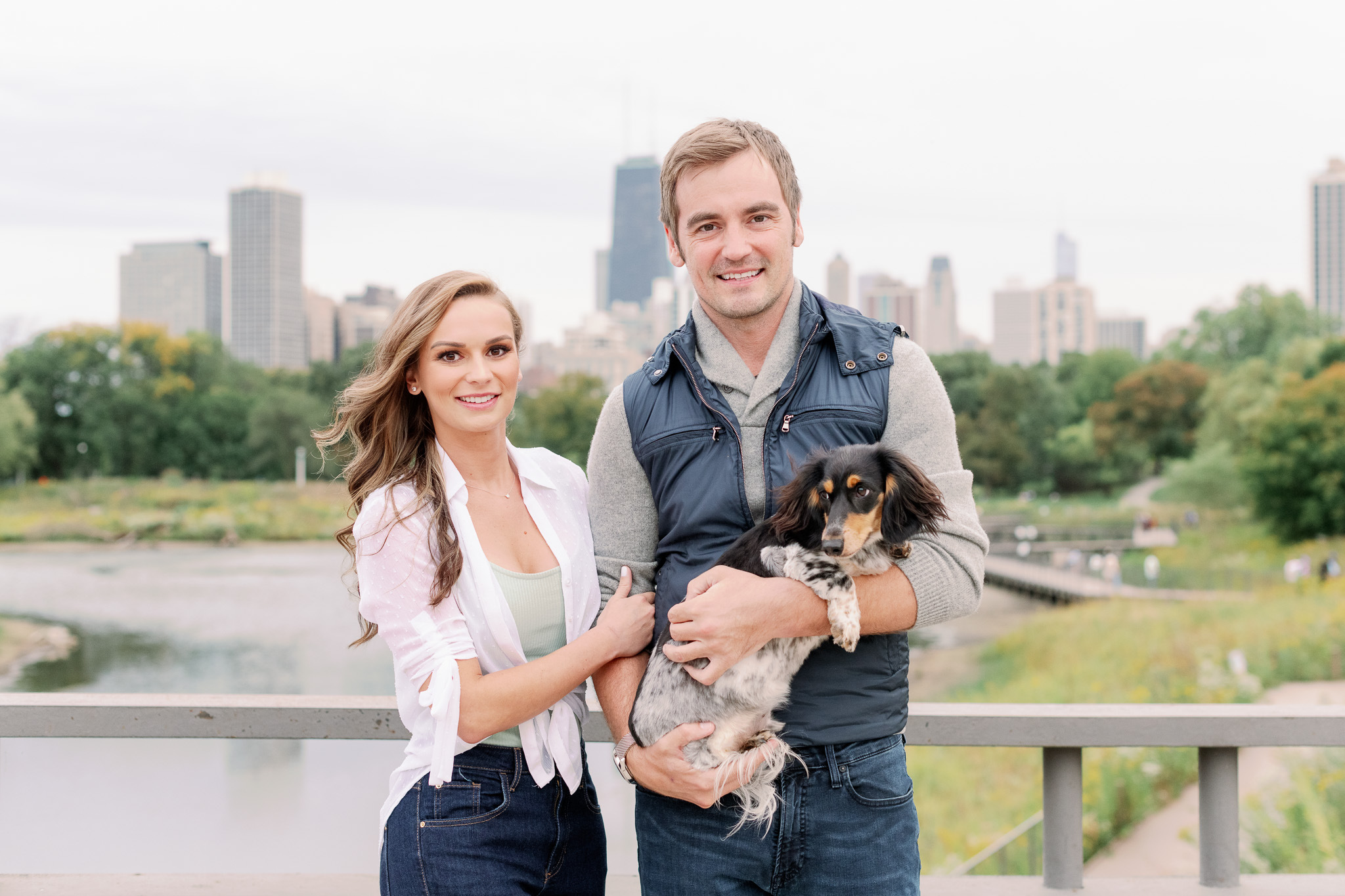 Chicago Engagement – Lincoln Park Alfred Caldwell Lily Pool Engagement Photos-1