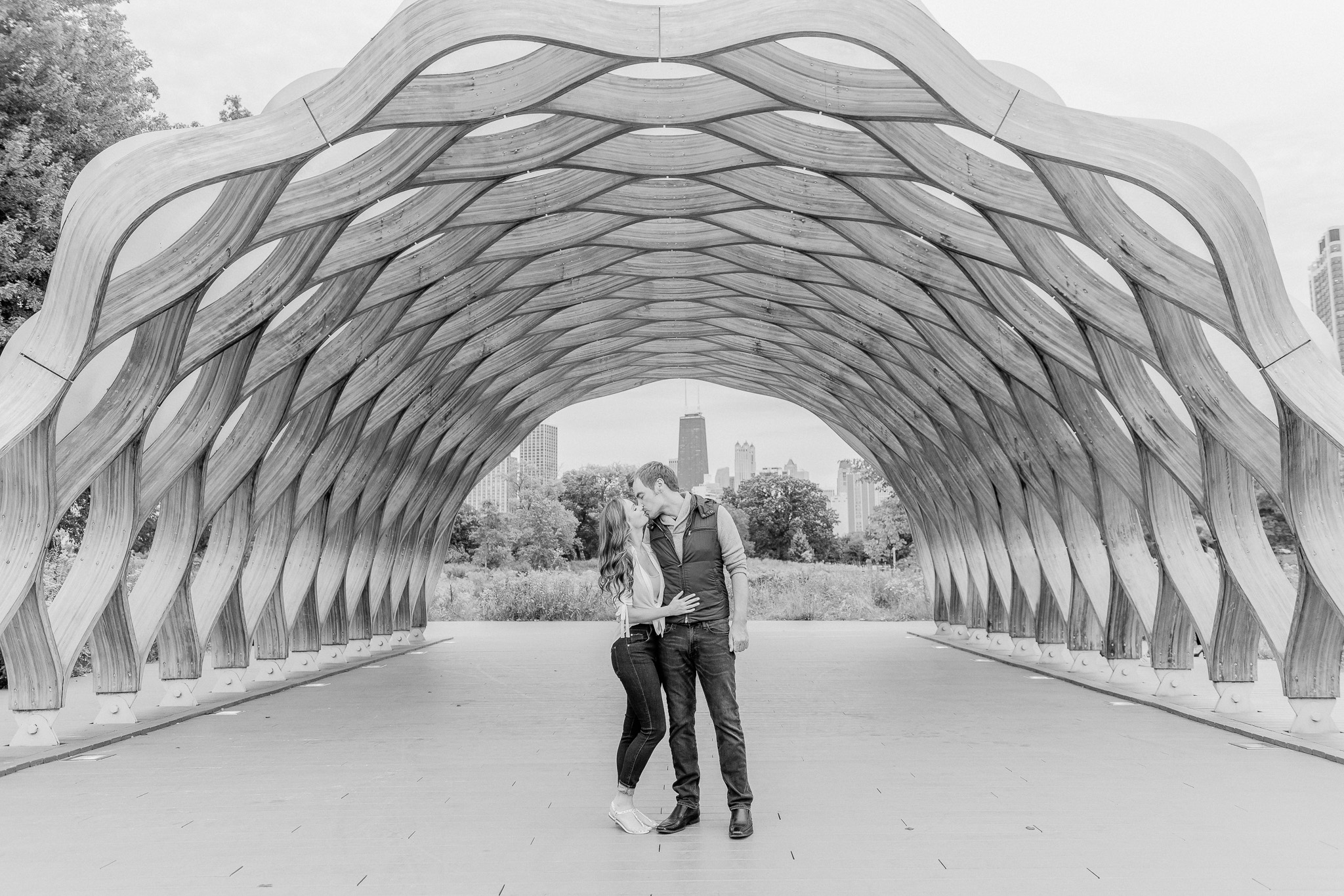 Chicago Engagement – Lincoln Park Alfred Caldwell Lily Pool Engagement Photos-11
