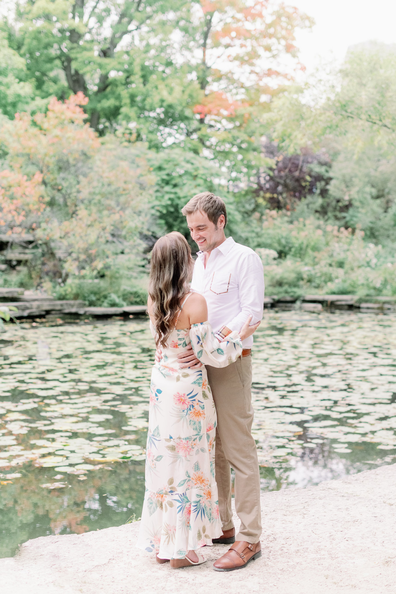 Chicago Engagement – Lincoln Park Alfred Caldwell Lily Pool Engagement Photos-29