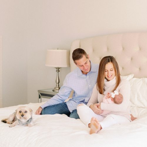 Naperville In-Home Newborn Family Photos | Fine Art Chicago Family Photographer – Meet Lena