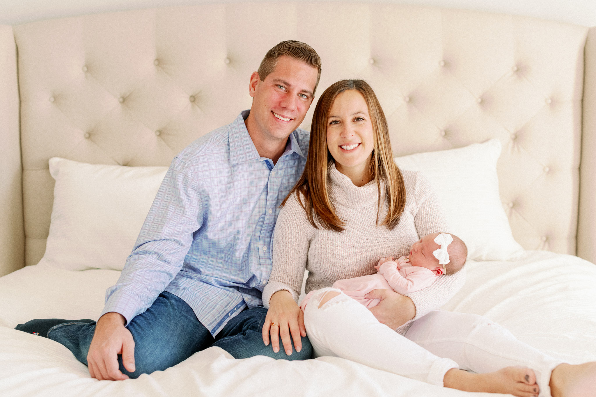 Naperville In-Home Newborn Family Photos – Chicago + Naples Fine Art Newborn Family Photographer-29