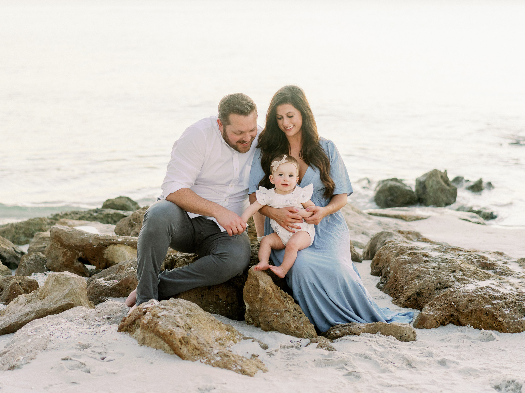 Lifestyle South Florida Family Photographer - Beach Family Session