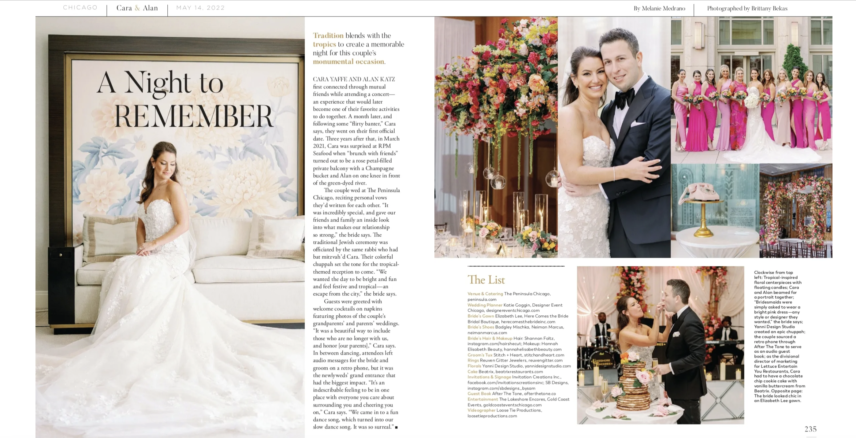The Peninsula Chicago Wedding | Modern Luxury Feature