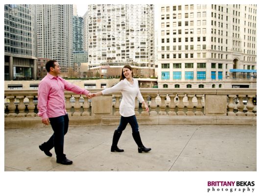 Chicago Wrigley Building Engagement_Brittany Bekas Photography_7