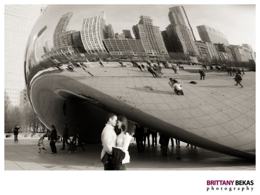 Chicago Millennium Park Bean Engagement_Brittany Bekas Photography_4