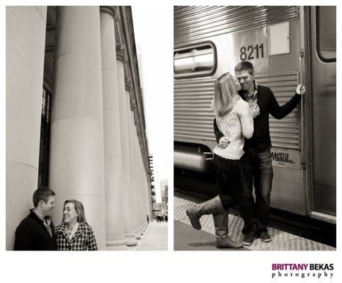 Union Station Chicago Engagement – Brittany Bekas Photography