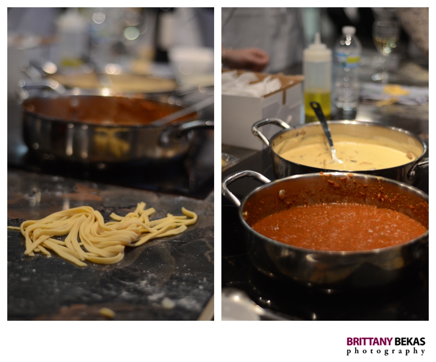 Chicago Cooking Academy Pasta Making Class | Brittany Bekas Photography