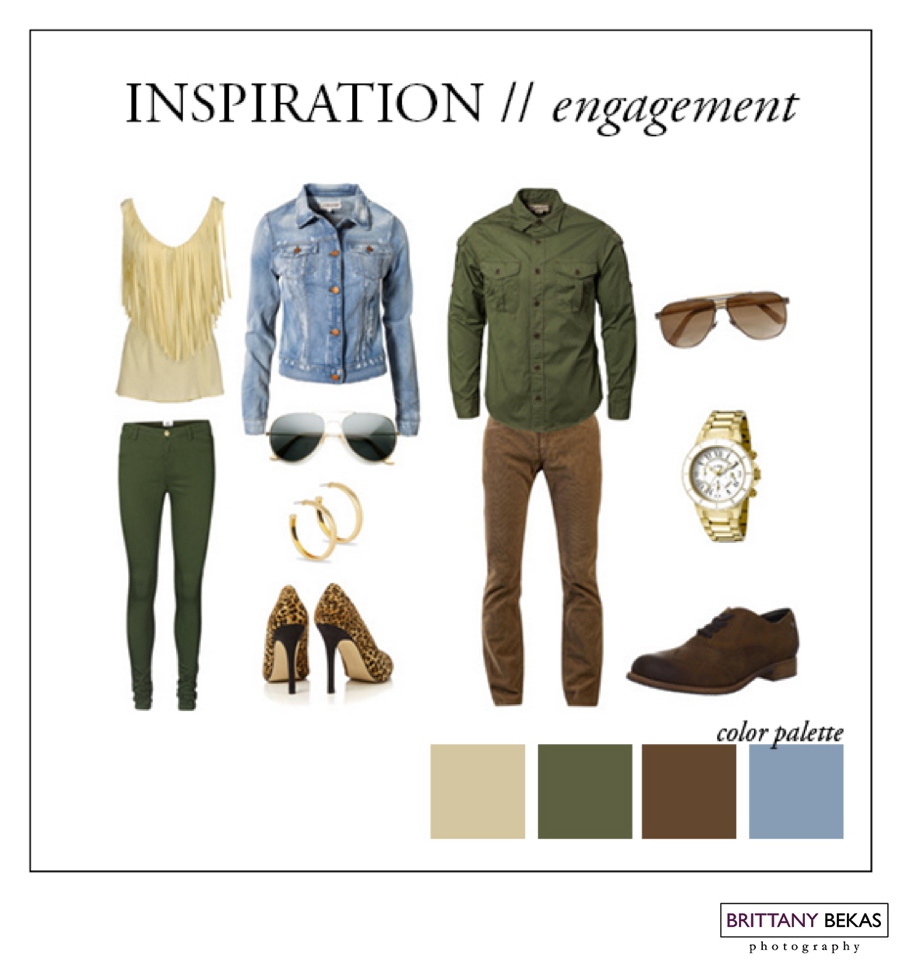 What to Wear Engagement Photos | Casual Fall Look | Brittany Bekas Photography