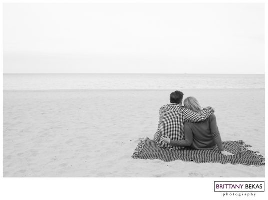 Oak Street Beach Chicago Engagement // Brittany Bekas Photography // Chicago + desintation wedding and lifestyle photographer