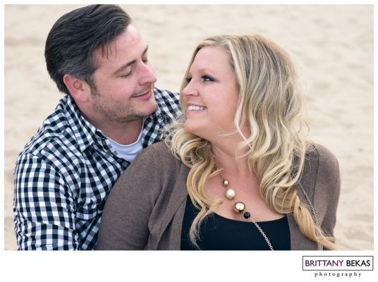 Oak Street Beach Chicago Engagement // Brittany Bekas Photography // Chicago + desintation wedding and lifestyle photographer