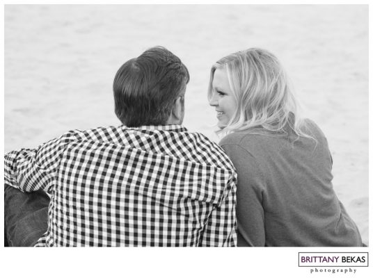 Oak Street Beach Chicago Engagement // Brittany Bekas Photography // Chicago + desintation wedding and lifestyle photographer