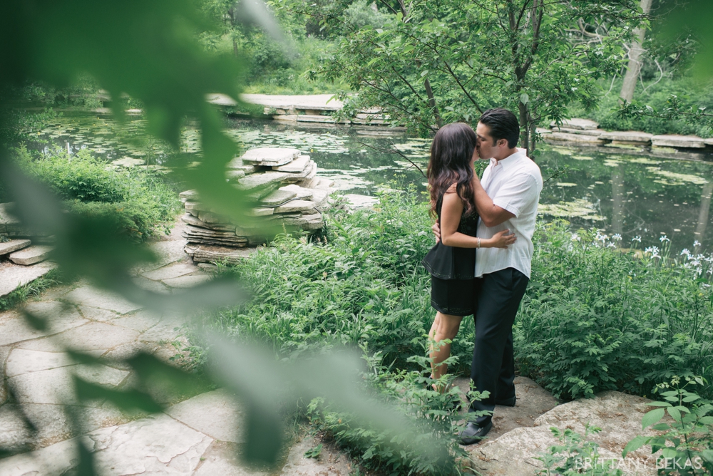 Alfred Caldwell Lily Pool Chicago Engagement Photos - Brittany Bekas Photography_0001