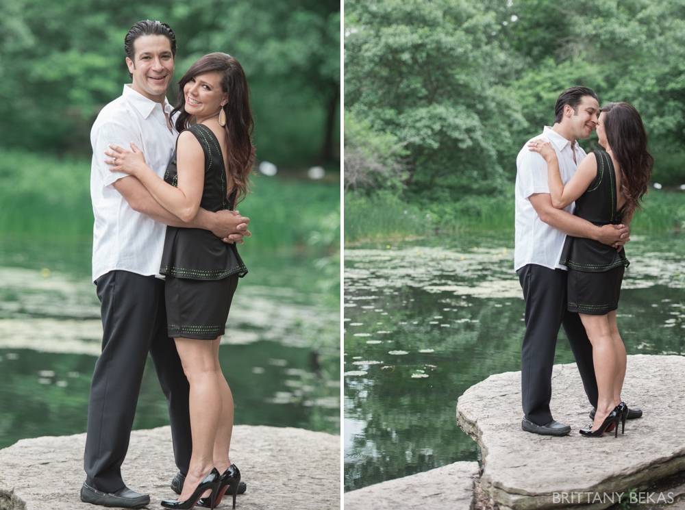 Alfred Caldwell Lily Pool Chicago Engagement Photos - Brittany Bekas Photography_0004