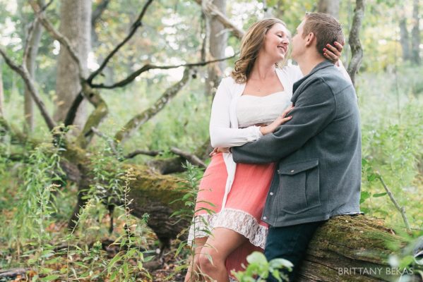 Independence Grove Forest Preserve Engagement Photos_0012
