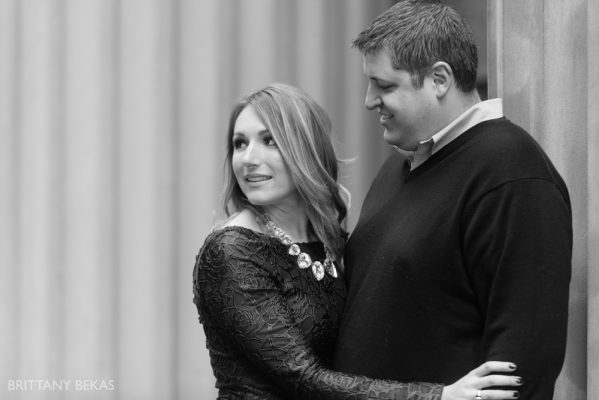Chicago Board of Trade Lasalle Street Bridge Engagement Photos_0004