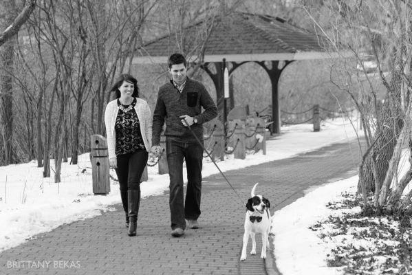 Naperville Riverwalk Engagement Photos