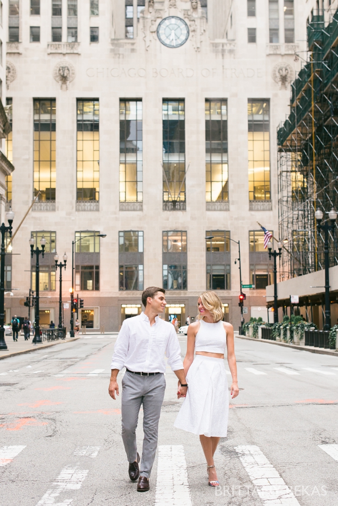 Chicago Engagement - Chicago Board of Trade Engagement Photos - Brittany Bekas Photography_0004
