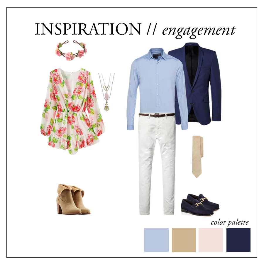 what to wear for summer engagement photos