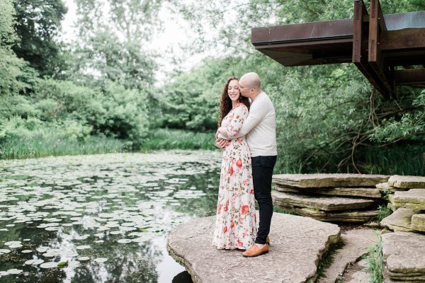 Chicago Engagement Photographer – Alfred Caldwell Lily Pool-21