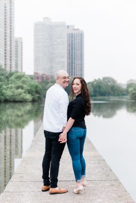 Chicago Engagement Photographer – Alfred Caldwell Lily Pool-35