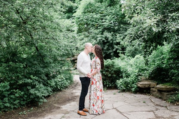 Chicago Light + Airy Engagement Photographer – Alfred Caldwell Lily Pool-7