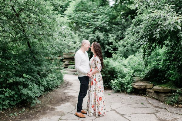 Chicago Engagement Photographer – Alfred Caldwell Lily Pool-8