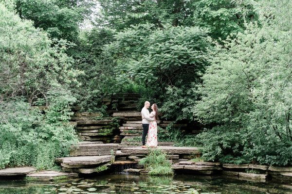 Chicago Engagement Photographer – Alfred Caldwell Lily Pool-9