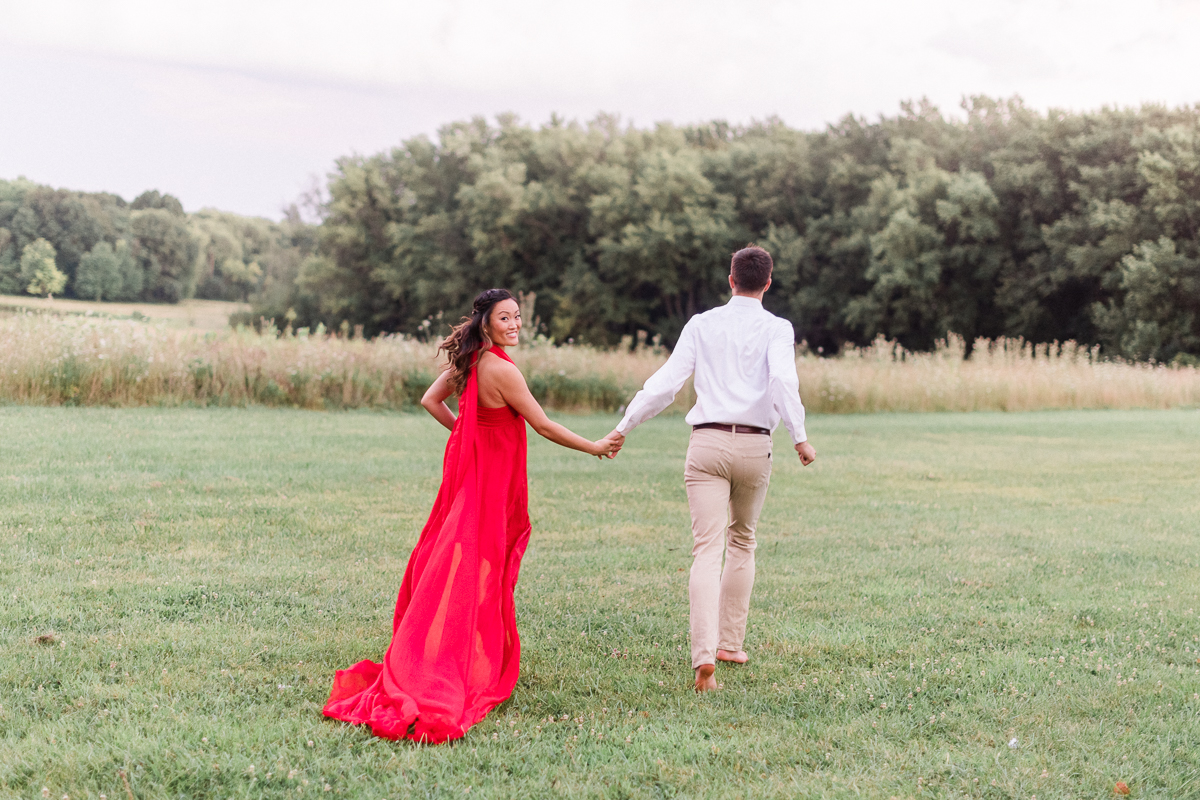 Where to take engagement + wedding photos in Chicago Suburbs