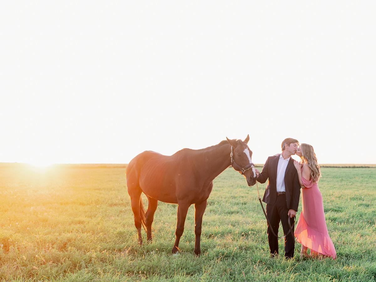 Fine Art Chicago Wedding Engagement Photographer – Horse Barn Engagement Session Photos-18