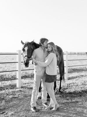Fine Art Chicago Wedding Engagement Photographer – Horse Barn Engagement Session Photos-3