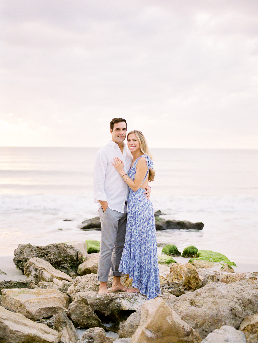 Light and Airy Naples Seagate Beach Engagement Photographer