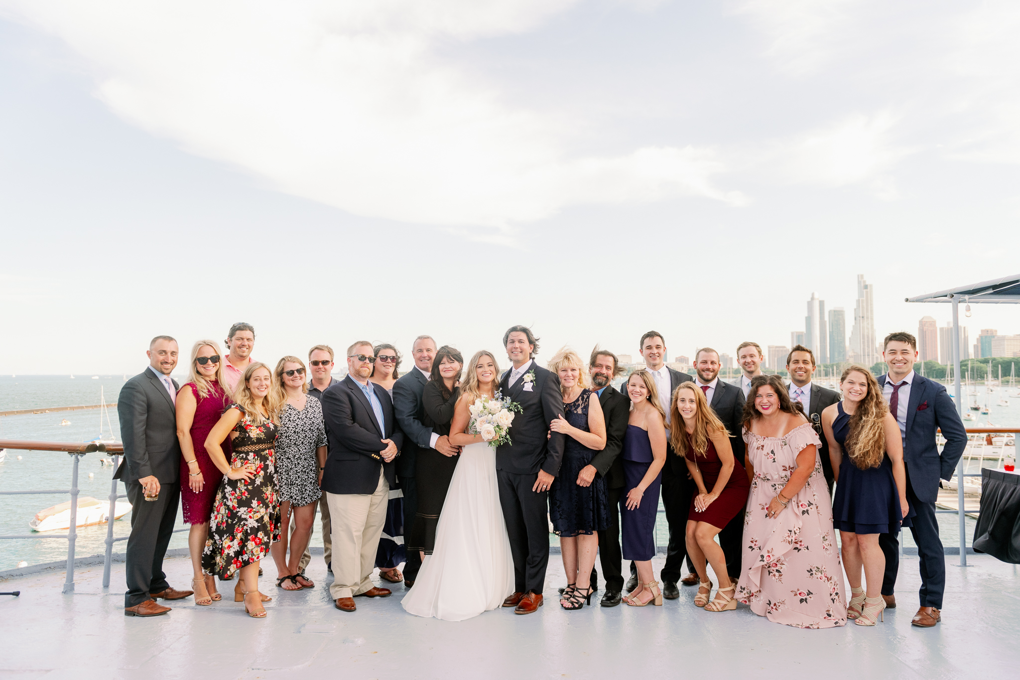 Intimate Chicago Wedding Elopement at Chicago Yacht Club-17