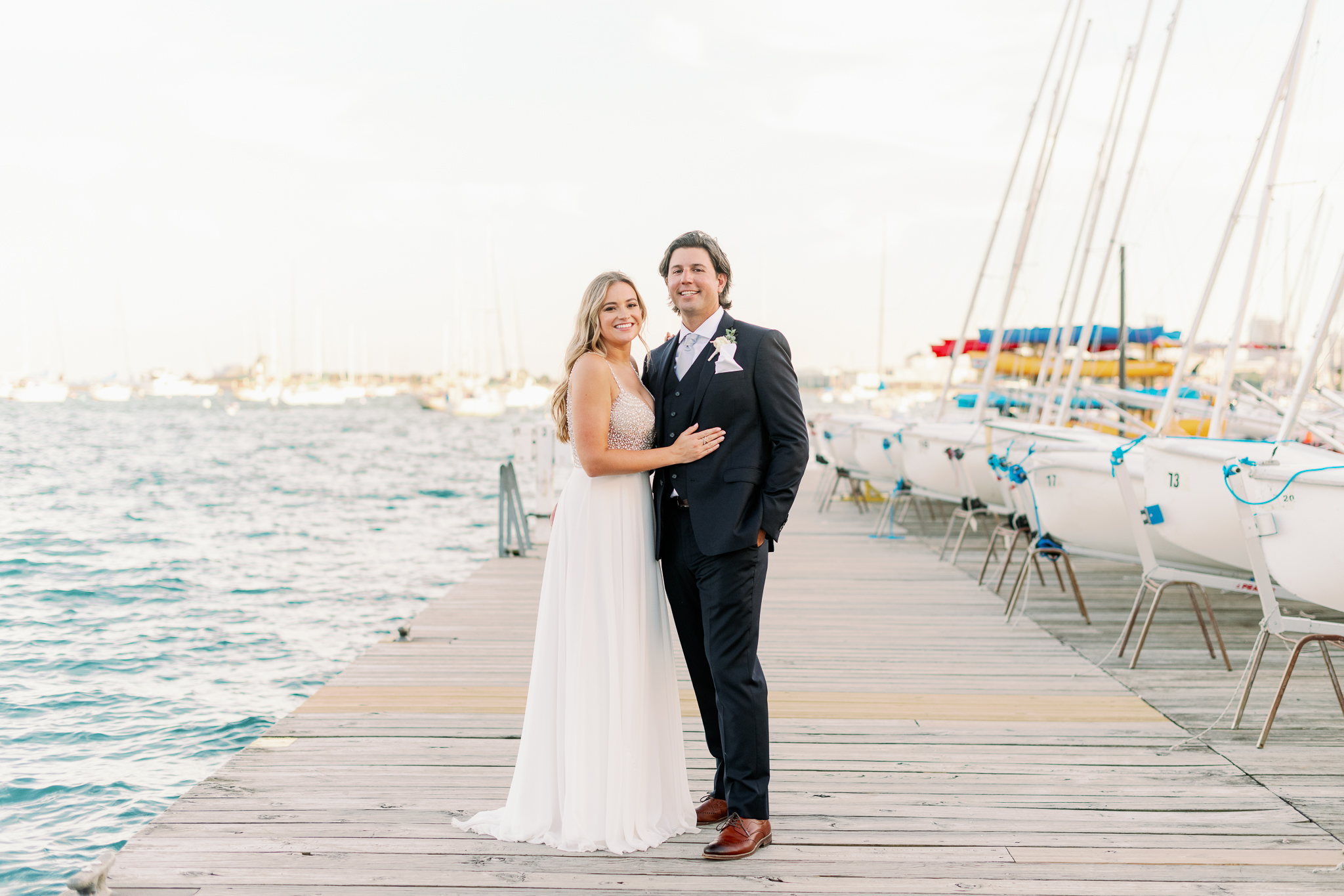 Intimate Chicago Wedding Elopement at Chicago Yacht Club-48