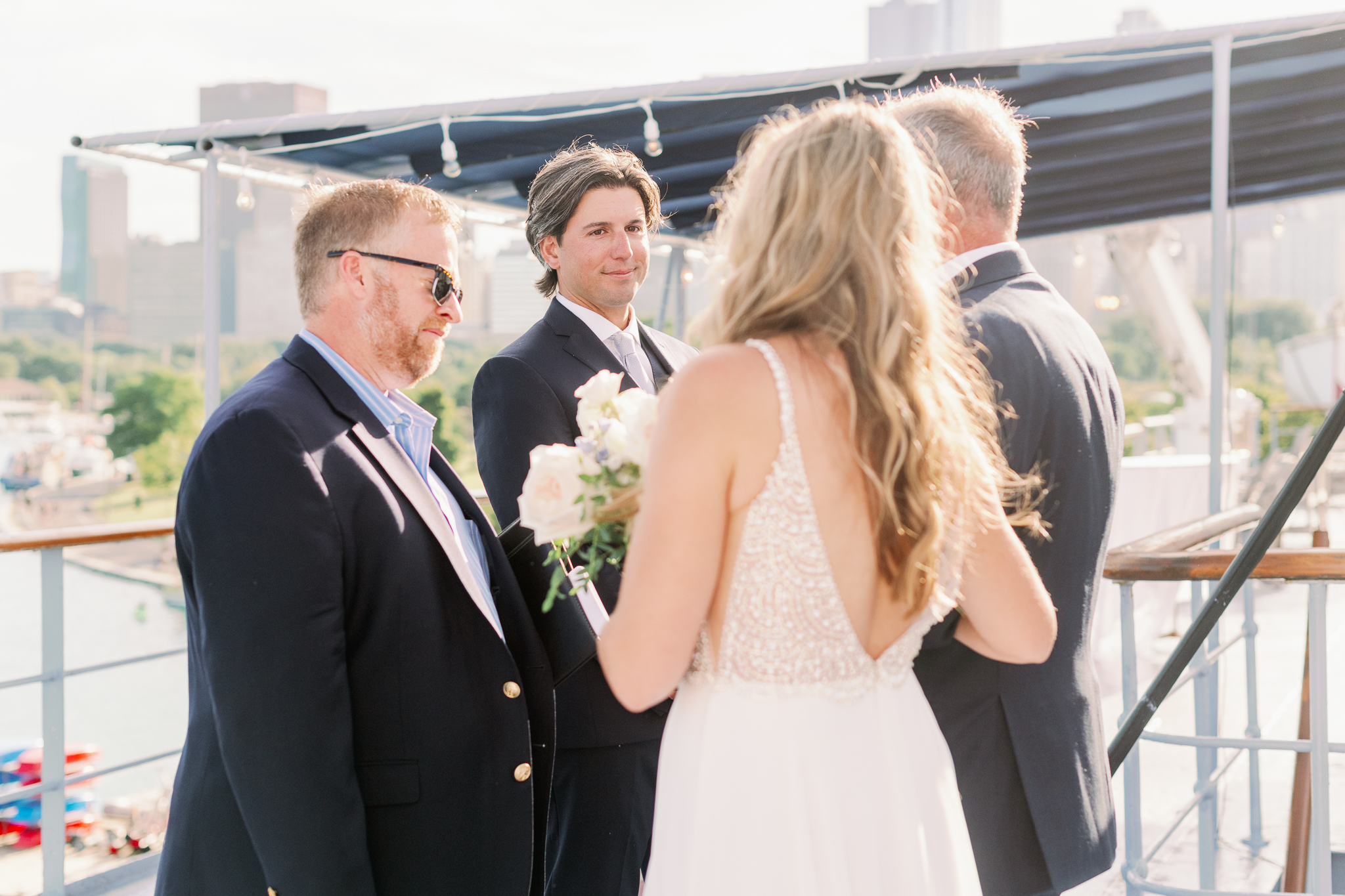 Intimate Chicago Wedding Elopement at Chicago Yacht Club-7