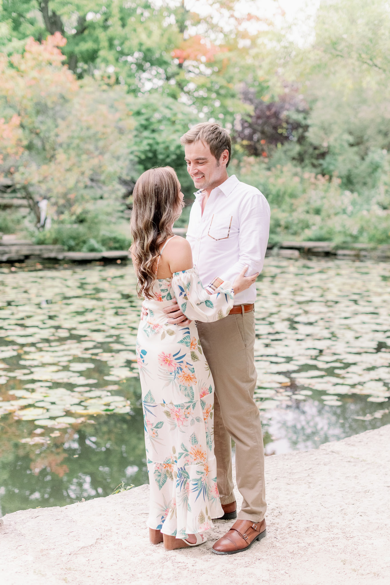Chicago Engagement – Lincoln Park Alfred Caldwell Lily Pool Engagement Photos-27