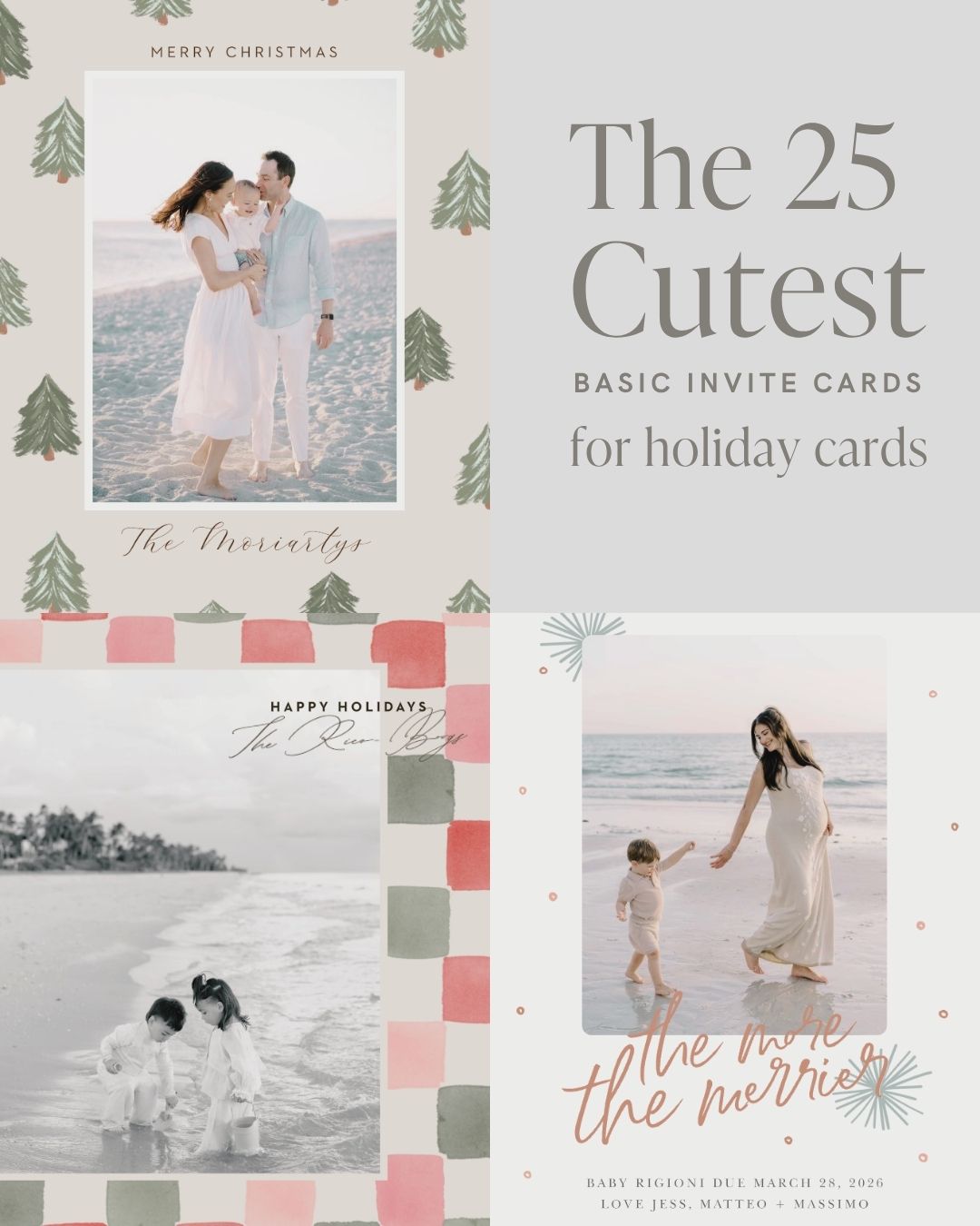 Holiday Card Photo Cards – Basic Invite