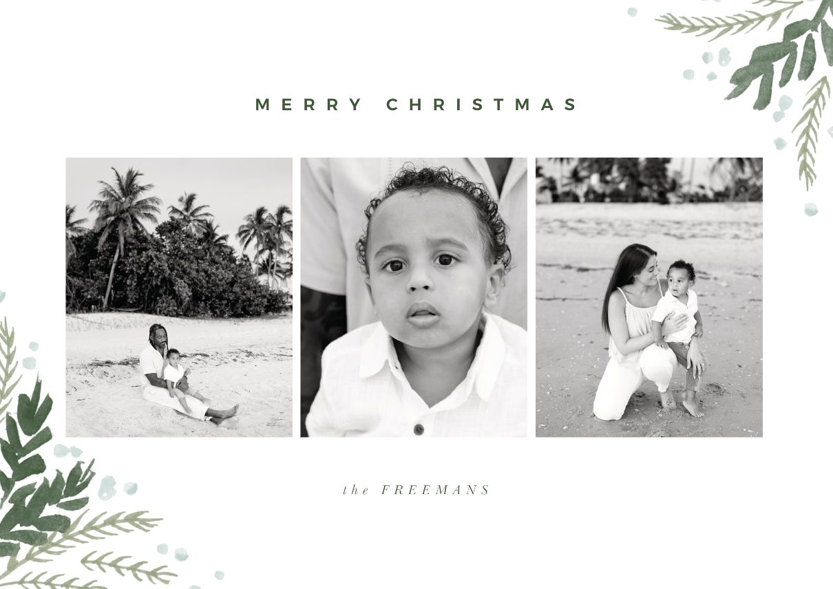 Christmas Photo Cards - Basic Invite