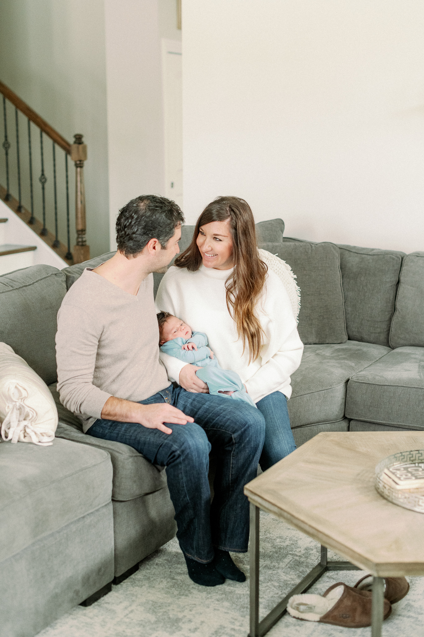 Chicago Suburb Light + Airy In-Home Newborn Photographer – Mason-52