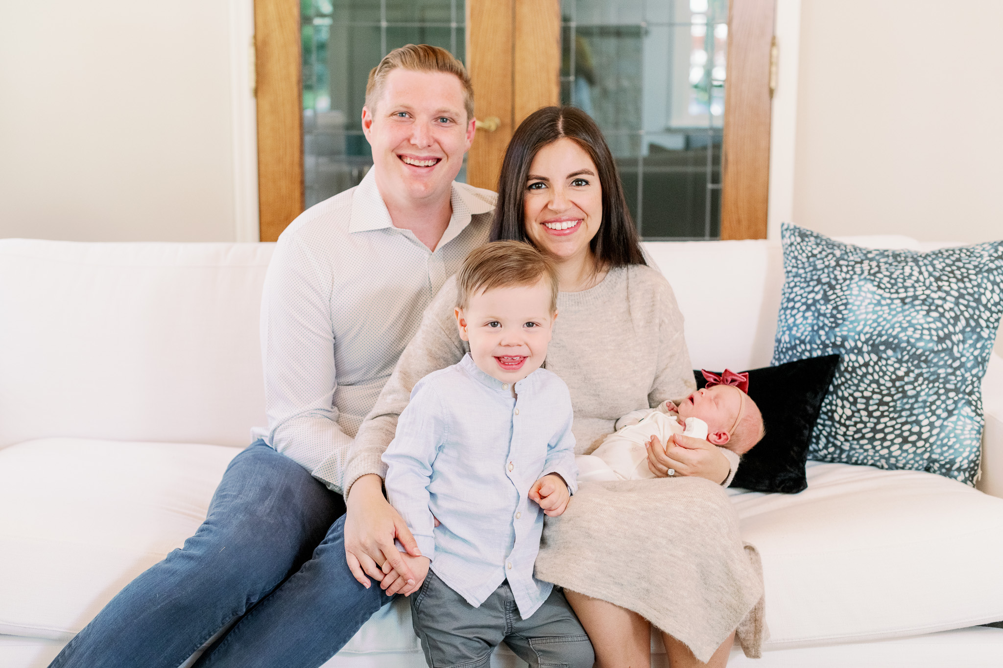 Elmhurst in-home newborn family session – chicago naples lifestyle family photographer-1