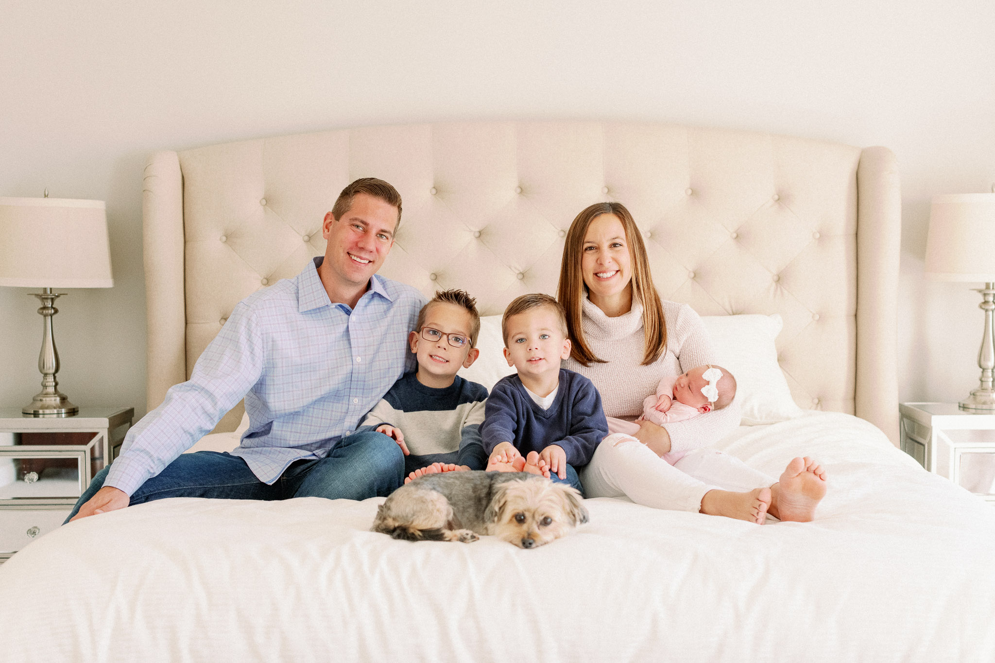 Naperville In-Home Newborn Family Photos – Chicago + Naples Fine Art Newborn Family Photographer-22