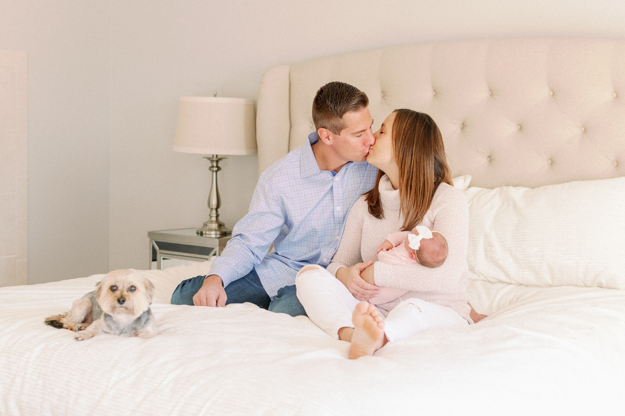 Naperville In-Home Newborn Family Photos – Chicago + Naples Fine Art Newborn Family Photographer-27