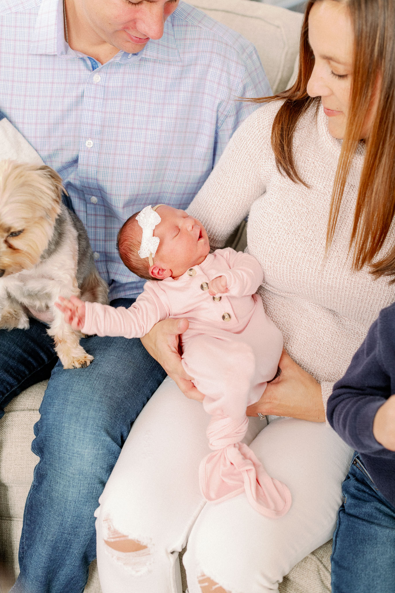 Naperville In-Home Newborn Family Photos – Chicago + Naples Fine Art Newborn Family Photographer-7