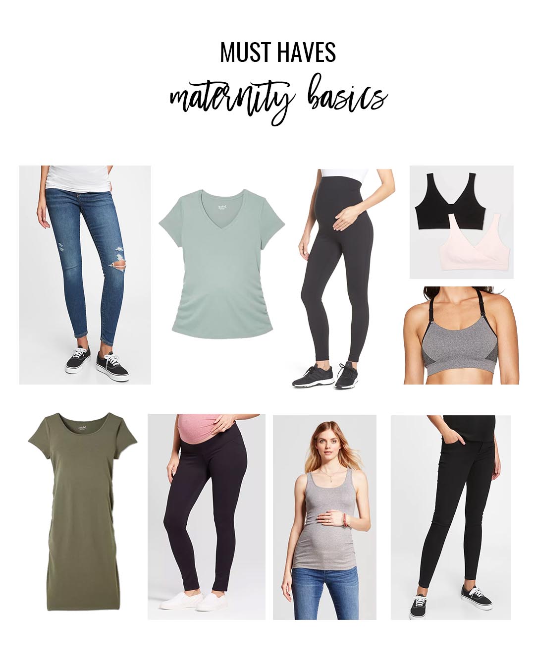 Maternity Must Haves Maternity Clothing Basics Essentials