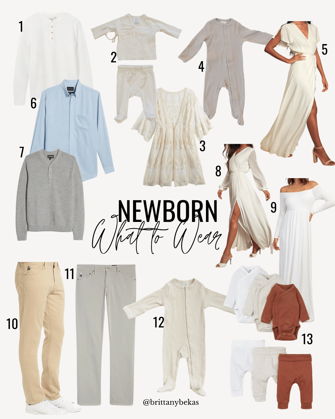 what to wear in-home lifestyle newborn photos