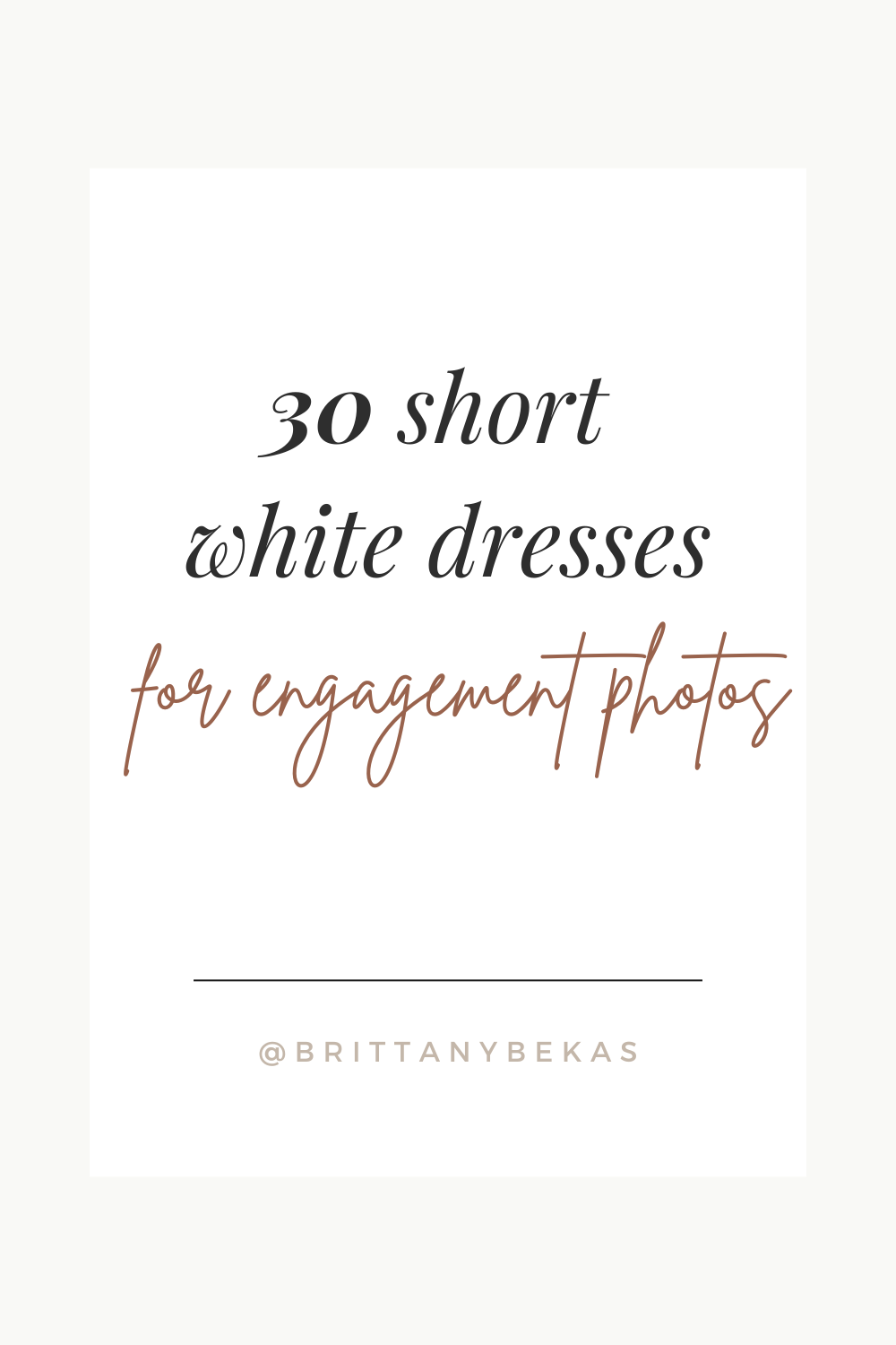 white engagement photo dresses