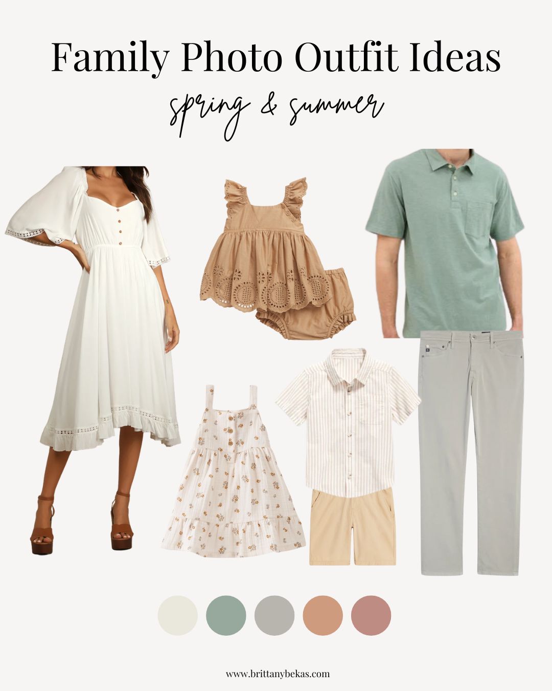 Beach Family Photo Outfits 10 Brittany Bekas Naples Chicago 