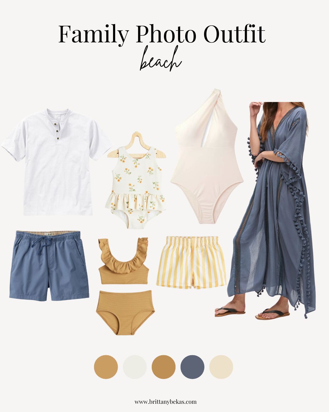 What to wear for beach family photos